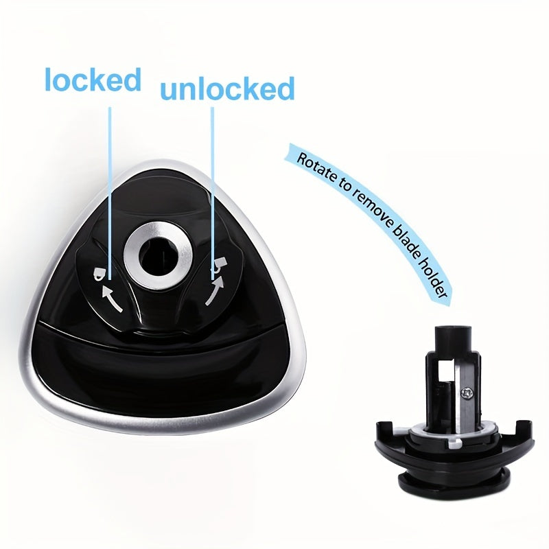 Automatic Electric Pencil Sharpener with Auto-Stop & Lead Breakage Prevention - Black Desktop Sharpener for Office & School, No Battery Needed, Compact Design, Sharpens Pencils in Seconds, Pencil Sharpener Electric, School Su