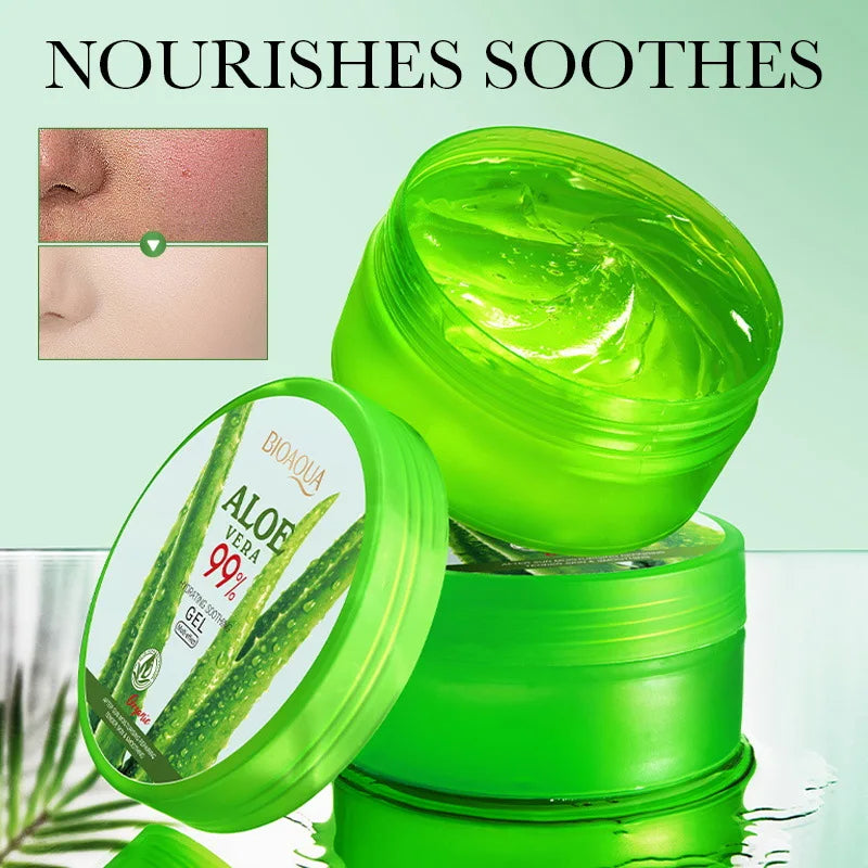 300g BIOAQUA hydratant et apaisant aloe vera Gel crèmes rajeunissant pour la peau crème hydratante pour le visage beauté soins de la peau du visage